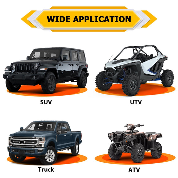 Aluminum 6" Hawse Fairlead for 3000 - 8000lbs Synthetic Winch Rope ATV UTV SUV Truck - WeiSen - 80310050