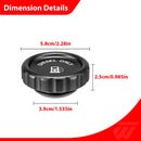 Aluminum Black Magnetic Diesel Fuel Cap for 2020 - 2024 Chevrolet Silverado 1500/1500 LTD & GMC Sierra 1500/Sierra 1500 Limited - WeiSen - 70501018