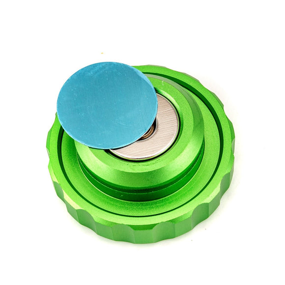 Aluminum Green Magnetic Diesel Fuel Cap for 2020 - 2024 Chevrolet Silverado 1500/1500 LTD & GMC Sierra 1500 - WeiSen - 70501009