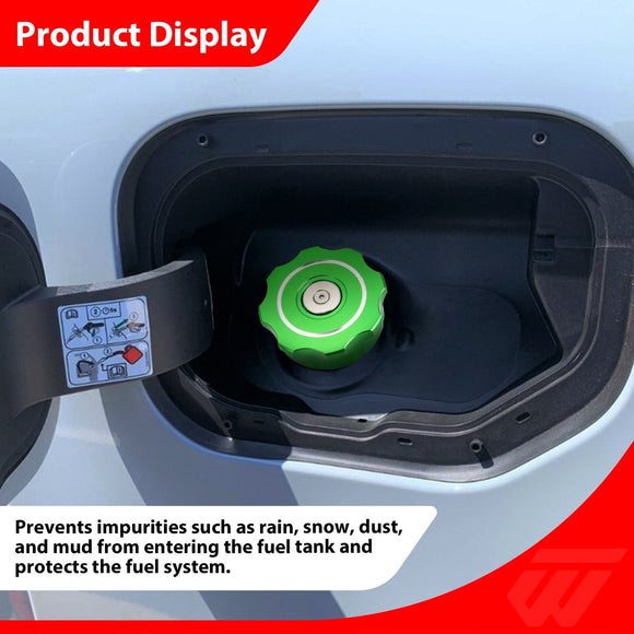 Anodized Green 6061 Aluminum Capless Fuel System Fuel Cap for MOST GM Capless Fuel System Vehicles - WeiSen - 70501011