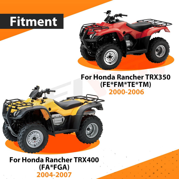 ATV 3000lb 12V Electric Winch Kit for 2000 - 2006 Honda Rancher TRX350 & 2004 - 2007 Honda Rancher TRX400 - WeiSen - 80310045