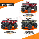 ATV 3000lb 12V Electric Winch Kit for 2005 - 2024 Brute Force 750 4x4 4x4i 4x4i EPS & 2005 - 2014 Kawasaki Brute Force 650 4x4 - WeiSen - 80310041