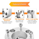 ATV Honda Yamaha Kawasaki Suzuki 4x 2" Aluminum Billet Wheel Spacers - WeiSen - 80403033*2