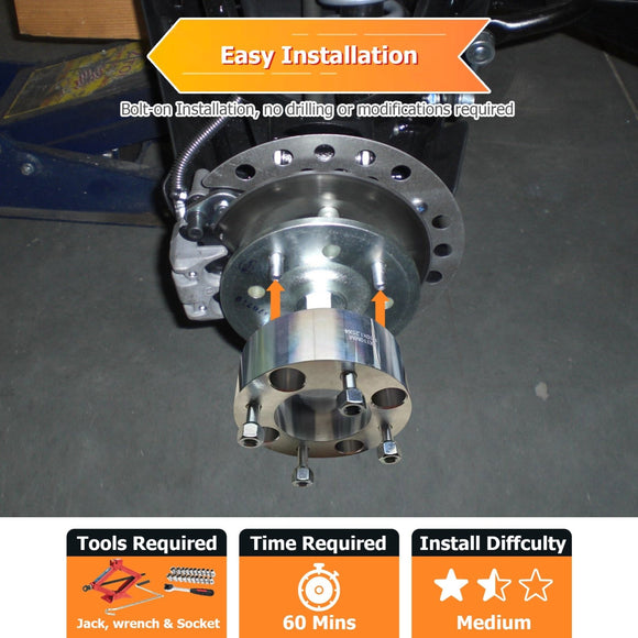 ATV Honda Yamaha Kawasaki Suzuki 4x 2" Aluminum Billet Wheel Spacers - WeiSen - 80403033*2