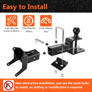 ATV Rear Receiver Hitch Kit w/ 2 - Inch Trailer Hitch 3 - in - 1 Ball Mount for Can Am Outlander/Renegade Models - WeiSen - 8010700803