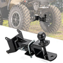 ATV Rear Receiver Hitch Kit w/ 2 - Inch Trailer Hitch 3 - in - 1 Ball Mount for Can Am Outlander/Renegade Models - WeiSen - 8010700803