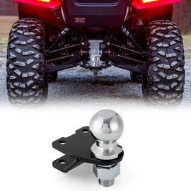 ATV Trailer Ball Mount With 2" Trailer Ball for 2024 - 2026 Honda Rubicon TRX700 & 2006 - 2023 Honda Rincon TRX680 - WeiSen - 80107032