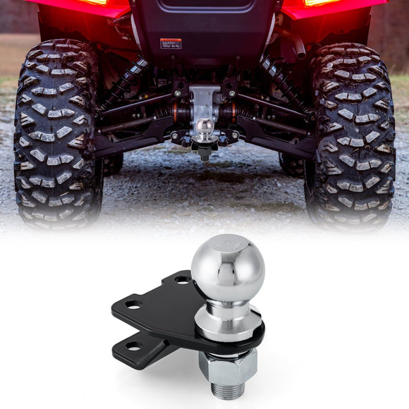 ATV Trailer Ball Mount With 2" Trailer Ball for 2024 - 2026 Honda Rubicon TRX700 & 2006 - 2023 Honda Rincon TRX680 - WeiSen - 80107032