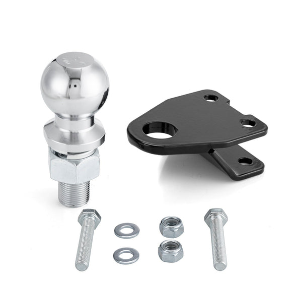 ATV Trailer Ball Mount With 2" Trailer Ball for 2024 - 2026 Honda Rubicon TRX700 & 2006 - 2023 Honda Rincon TRX680 - WeiSen - 80107032