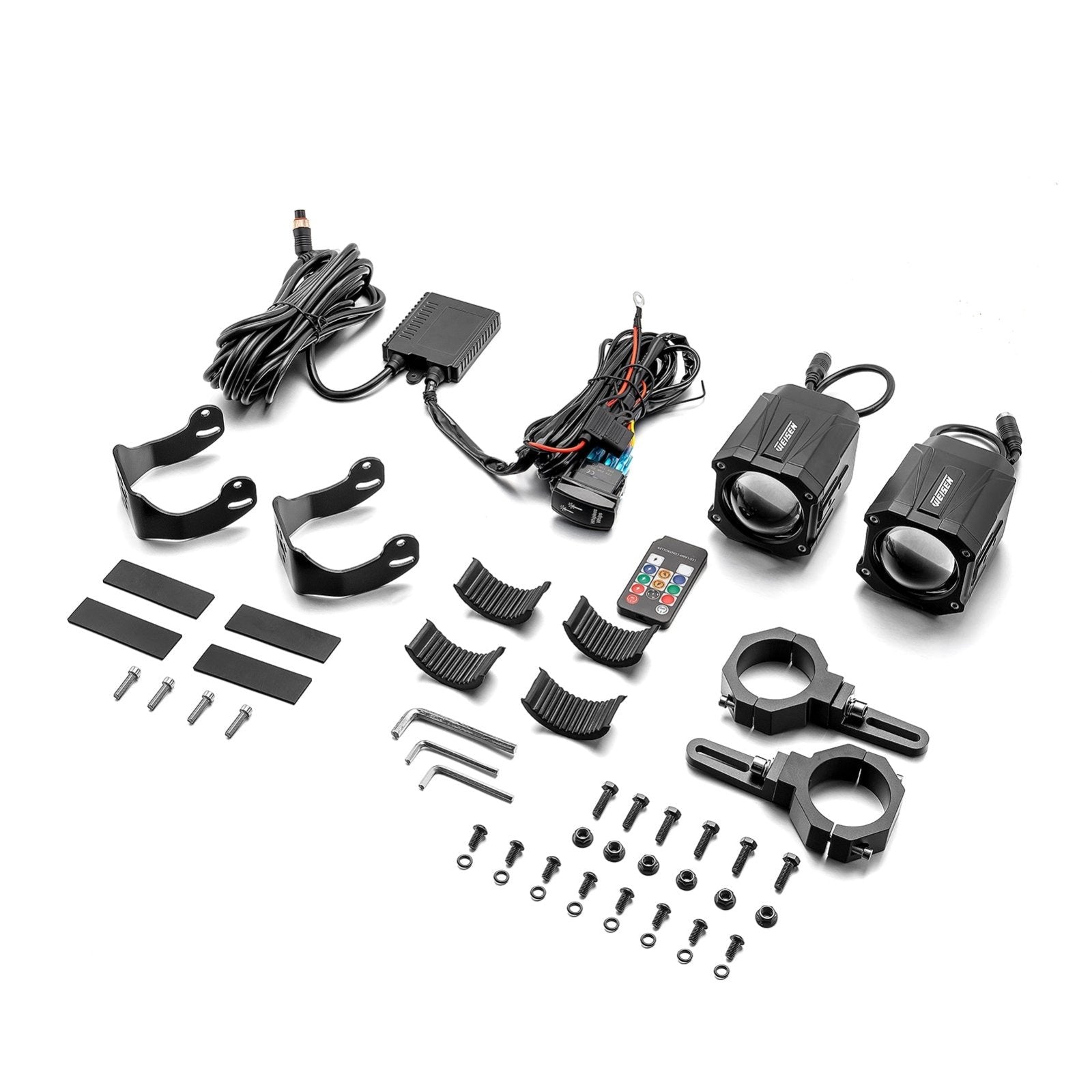 ATV UTV Truck Jeep SUV Golf Cart Whipless RGBW LED Whip Light w/1.5 - 2