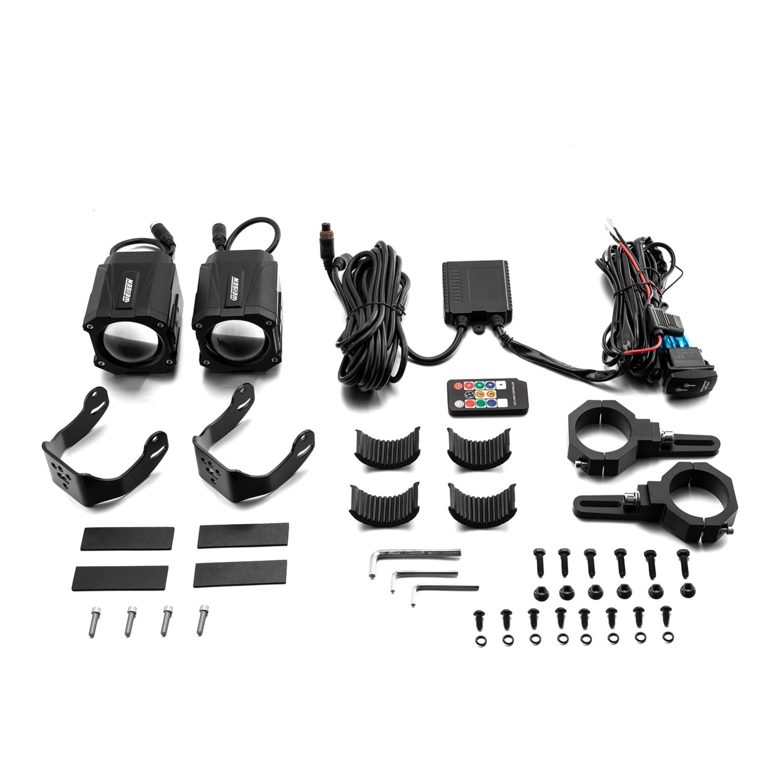 ATV UTV Truck Jeep SUV Golf Cart Whipless RGBW LED Whip Light w/1.5 - 2