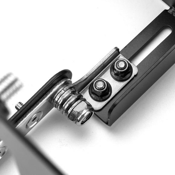 Bolt - On Steel Winch License Plate Mount Bracket Fits Standard 10" Winch Fairleads - WeiSen - 70302020