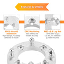Can - Am Commander Defender Outlander 4pcs UTV ATV 6061 Aluminum 1" Wheel Spacer Adapter - WeiSen - 80403014