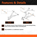 Can - Am Defender Heavy Duty 5/7/8/9/10/MAX UTV Front & Rear A Arm Bushing Kit Heavy Duty UHMW Bushings - WeiSen - 80405012