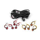 Can - am Maverick R UTV Key On Turn Signal Wiring Harness Kit with 4 Amber&Red LED - WeiSen - 80206030