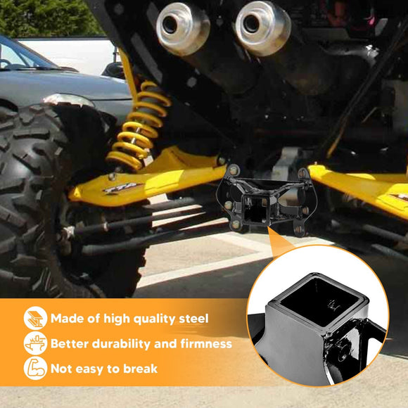 Can - Am Maverick X/Max Heavy - Duty Steel Adjustable Trailer Hitch Ball Mount Receiver Kit - WeiSen - 80107002+70304025