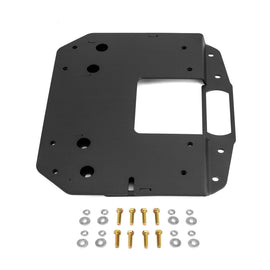 CNC Steel Spare Tire Carrier Relocation Bracket for 2018 - 2024 Jeep Wrangler JL without Rear Proximity Sensors - WeiSen - 70120016