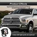 Dodge RAM 1500 2500 3500 LED Light Pod A Pillar Hood Hinge Ditch Mount Bracket - WeiSen - 70104008