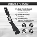 Dodge RAM 1500 2500 3500 LED Light Pod A Pillar Hood Hinge Ditch Mount Bracket - WeiSen - 70104008