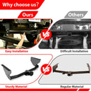For 1999-2004 Jeep Grand Cherokee Heavy Duty Steel 2 Inch Receiver Trailer Hitch - WeiSen - 70108042