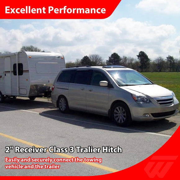 For 1999-2017 Honda Odyssey Heavy Duty Steel 2 Inch Receiver Trailer Hitch - WeiSen - 70108044