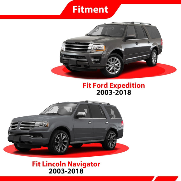 For 2003-2018 Ford Expedition & Lincoln Navigator Heavy Duty Steel Front 3.5" + Rear 2.5" Leveling Lift Kit - WeiSen - 70401046