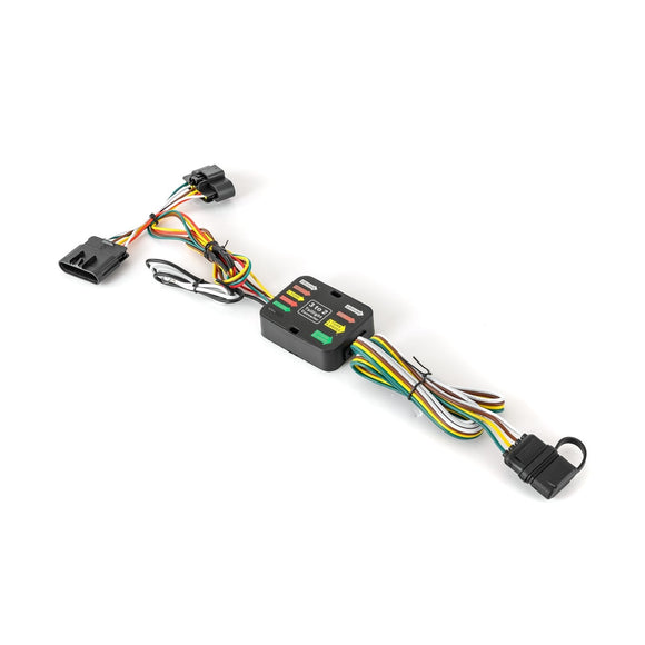 For 2004-2012 Chevrolet Colorado & GMC Canyon Plug & Play, 4-Way Flat Trailer Wiring Harness Kit - WeiSen - 70206099