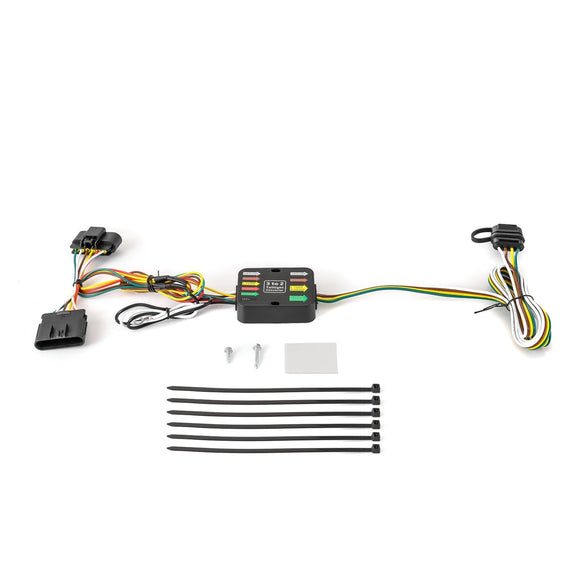 For 2004-2012 Chevrolet Colorado & GMC Canyon Plug & Play, 4-Way Flat Trailer Wiring Harness Kit - WeiSen - 70206099