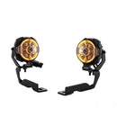 For 2005-2021 Nissan Frontier 2nd Gen Hood Hinge Ditch LED Pod Lights 3.5" – 3-Layer DRL, 6 Modes, DT Harness - WeiSen - 70104052+70201014
