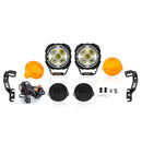 For 2010-2024 Toyota 4Runner & 2007-2021 Tundra Hood Hinge Ditch LED Pod Lights 3.5" – 3-Layer DRL, 6 Modes, DT Harness - WeiSen - 70104003+70201014