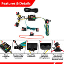 For 2015-2018 BMW X5 Plug & Play, 4-Way Flat Trailer Wiring Harness Kit - WeiSen - 70206095