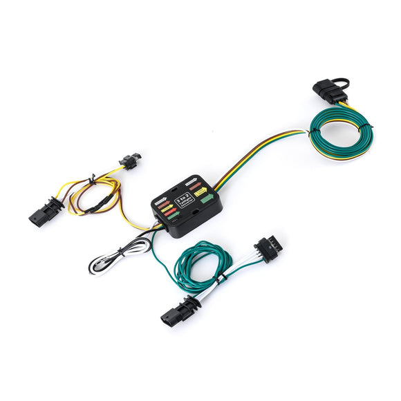 For 2015-2023 Jeep Renegade Plug & Play, 4-Way Flat Trailer Wiring Harness Kit - WeiSen - 70206096