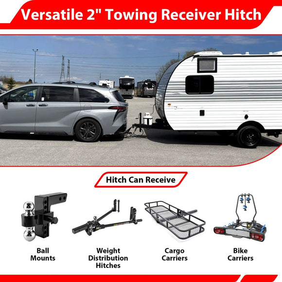 For 2021-2026 Toyota Sienna Heavy Duty Steel 2 Inch Receiver Trailer Hitch - WeiSen - 70108043