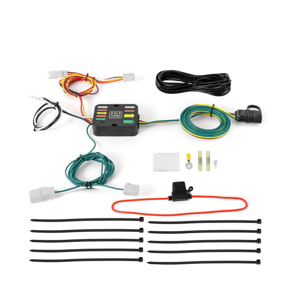 For 2022-2026 Mitsubishi Outlander Plug & Play, 4-Way Flat Trailer Wiring Harness Kit - WeiSen - 70206100