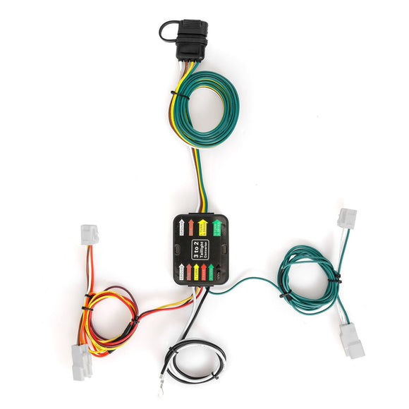 For 2022-2026 Mitsubishi Outlander Plug & Play, 4-Way Flat Trailer Wiring Harness Kit - WeiSen - 70206100