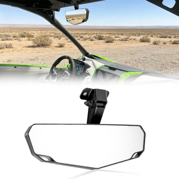 For 2024-2026 Kawasaki Ridge & 2026 Kawasaki Teryx H2 Adjustable Angle High Definition Racing Center Rear View Mirror - WeiSen - 80301057