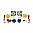For 2024-Curent Toyota Tacoma Tundra Hood Hinge Ditch LED Pod Lights 3.5" – 3-Layer DRL, 6 Modes, DT Harness - WeiSen - 70104076+70201014