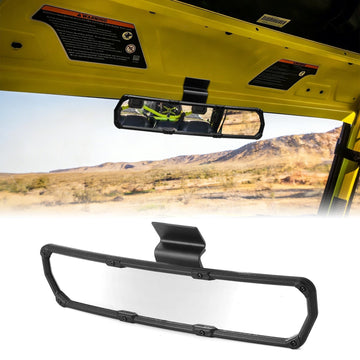 For Polaris Ranger XP 570/900/1000/Crew 360° Super Wide Angle Center Rear View Mirror - WeiSen - 80301055