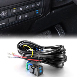 For Toyota Tundra Tacoma 4Runner Highlander 16AWG Led Fog Light Push Button Switch Kit - WeiSen - 70203027