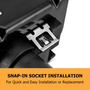 Ford Jeep Toyota Ram OEM Replacement 7 Way & 4 Way Trailer Connector Socket w/ Bracket - WeiSen - 70206064