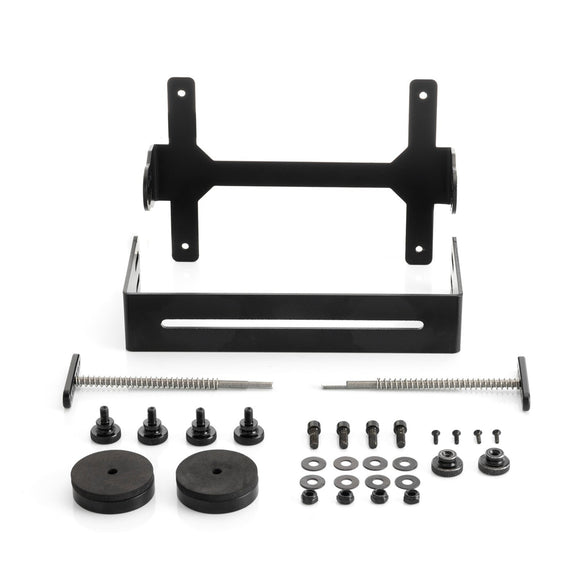 Front Grill No Drill License Plate Holder Universal for US Standard Plates (Bolt Pattern: 7x4.75") - WeiSen - 70302021