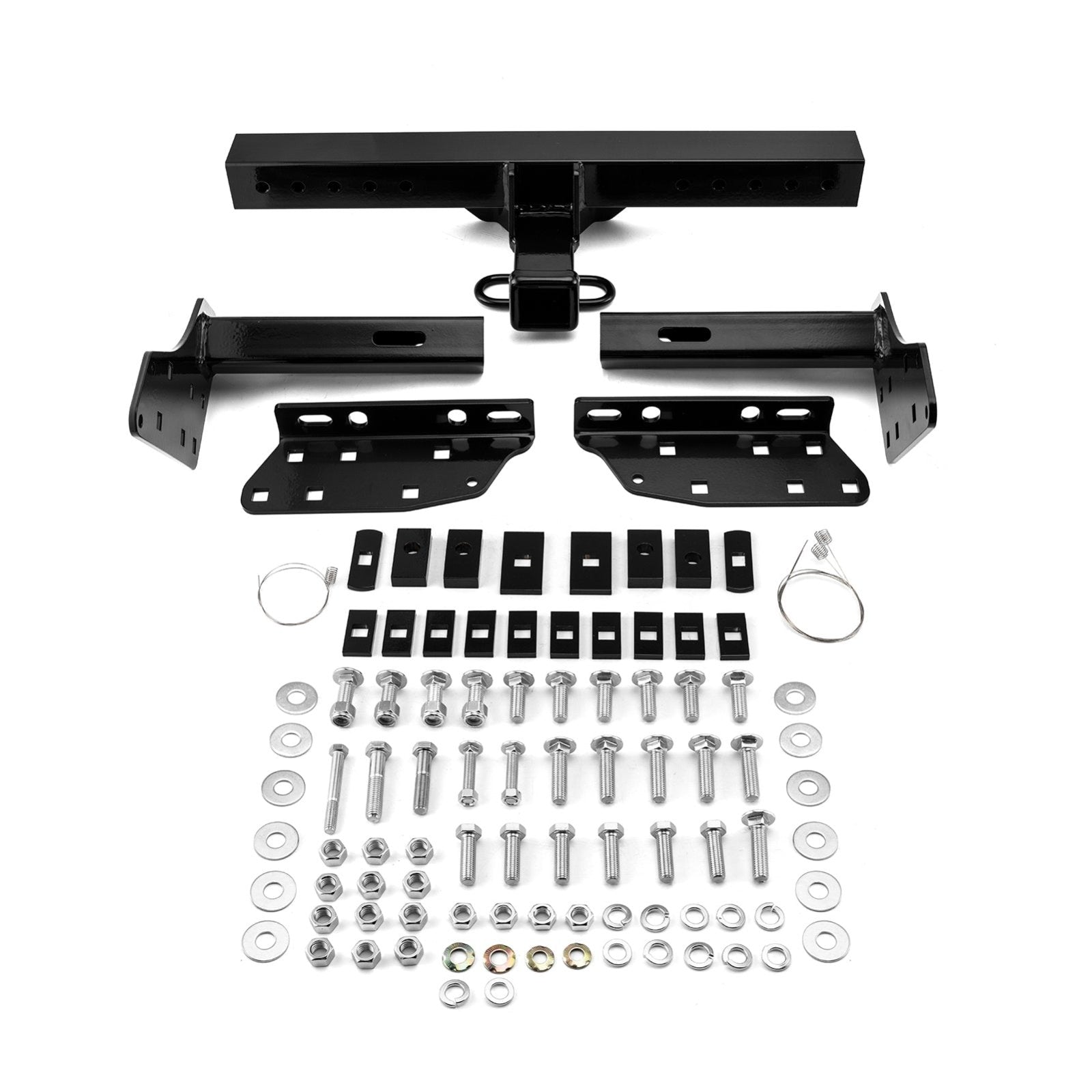Heavy Duty Steel Class 3 Trailer Hitch 2" Receiver for 1982 - 2014 Chevrolet GMC Dodge Ford Isuzu Jeep Mazda Nissan Plymouth Chrysler - WeiSen - 70108016