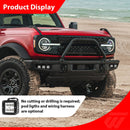 Heavy - Duty Steel Front Bumper Light Fog Light Bracket Compatible with Ford Bronco 2021 - 2025 (w/ Steel Bumper) - WeiSen - 70102065