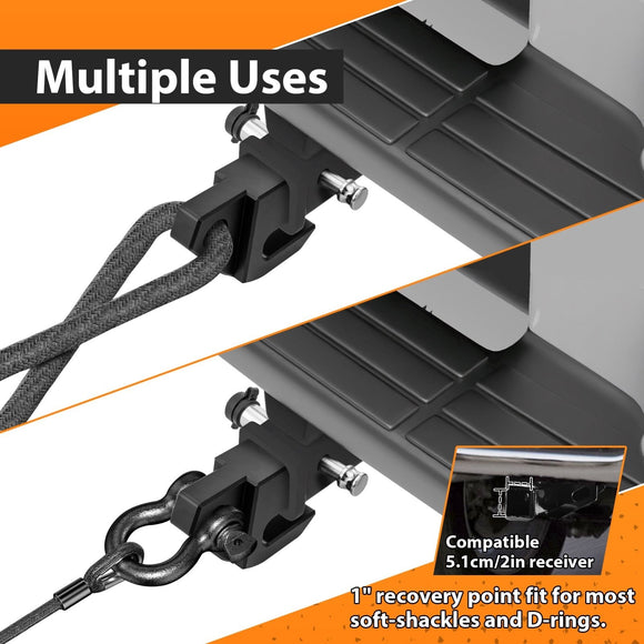 Hitch Slider 2" Receiver Skid Protection With 5/8" Pin Lock for Boat Trailers, Tow Trucks, RVs, Off - road Vehicles - WeiSen - 70304037