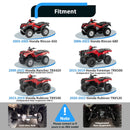 Honda Rincon 650 680 / Rancher TRX420 / Rubicon TRX500 TRX520 2INCH Rear Receiver Hitch & Shackle Hitch Receiver - WeiSen - 80107015+70304017