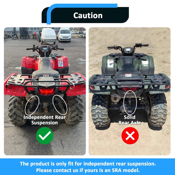 Honda Rincon 650 680 / Rancher TRX420 / Rubicon TRX500 TRX520 2INCH Rear Receiver Hitch & Shackle Hitch Receiver - WeiSen - 80107015+70304017