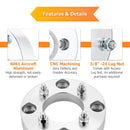 Honda Suzuki Arctic Can - am ATV 2Pcs 1.5" Wheel Spacers | 6061 - T6 Forged Aluminum - WeiSen - 80403015