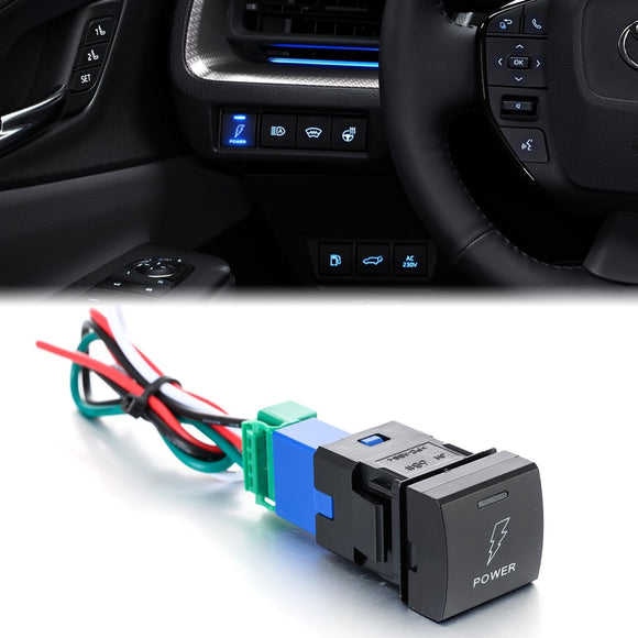 LED Light Push Button Switch for Toyota 4Runner Highlander Tacoma Tundra - WeiSen - 70204047