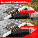 Magnetic Light Bar Cab Mounting Bracket for 2020-2025 Chevy 1500-3500 Work Cab/GMC 1500-3500 Work Cab Non Spoiler - WeiSen - 70105009