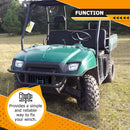 No Drill Heavy - Duty Steel Winch Mounting Bracket Plate Fits 2001 - 2009 Polaris Ranger 425 500 700 TM Fullsize - WeiSen - 80106038